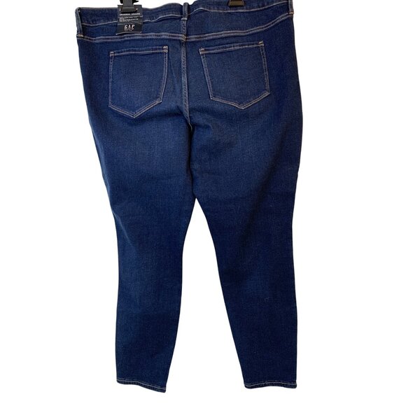 New Gap Womens Universal Legging Jeans 20 plus Super Stretch Skinny Crop 10005 - Picture 4 of 8